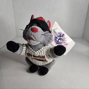 New Britain Rock Cats Minor League Baseball Plush Stuffed Animal Mascot Signed